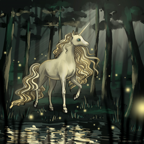 Light unicorn