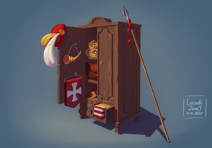 Young squire's wardrobe