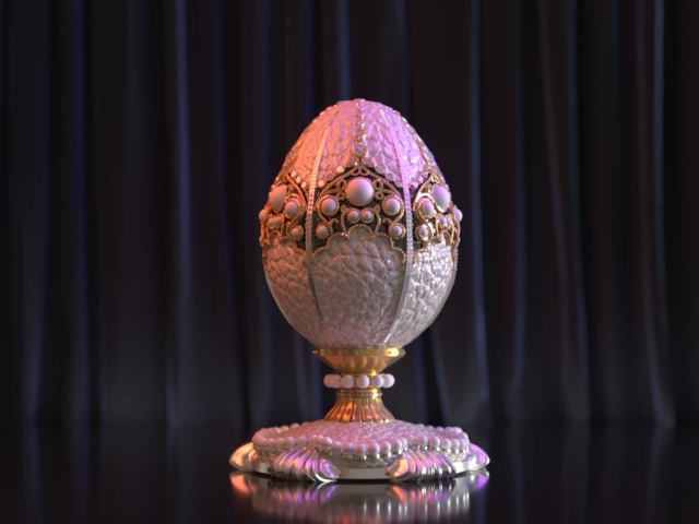 Faberge pearl egg ( souvenir interpretation)