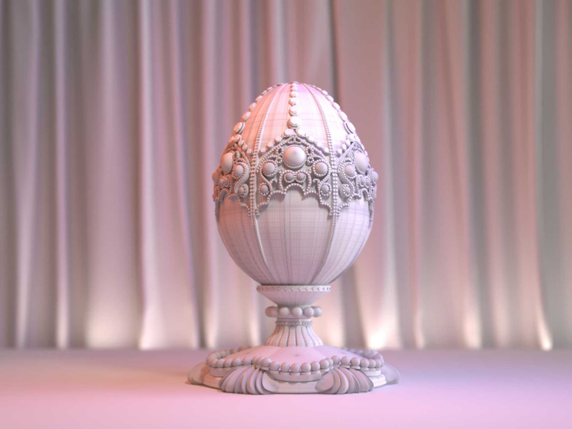 Faberge pearl egg ( souvenir interpretation)