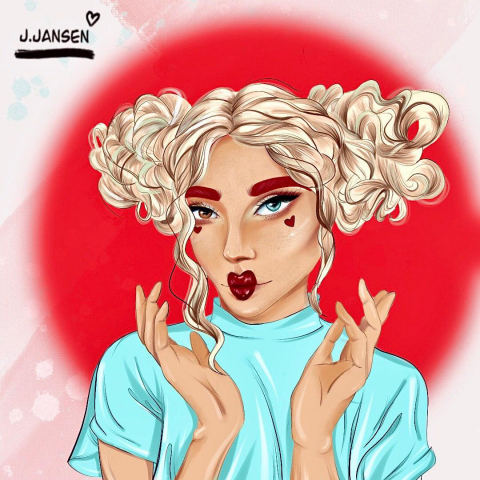 Портрет в мультяшном стиле