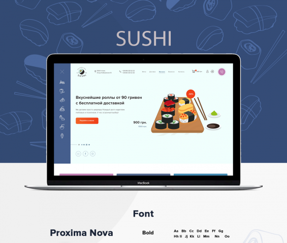 UX/UI Design for Sushi