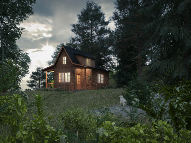 Экстерьерная визуализация 3ds Max