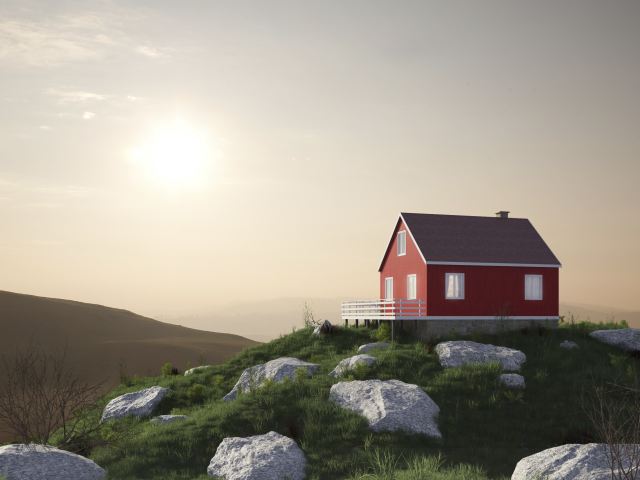 Экстерьерная визуализация 3ds Max