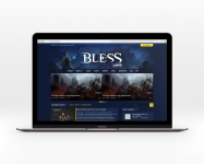 Макет сайта Blessland