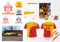 Фирменный стиль для спортивного футбольного клуба