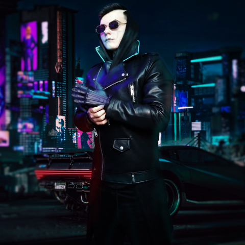 Арт в тематике Cyderpank