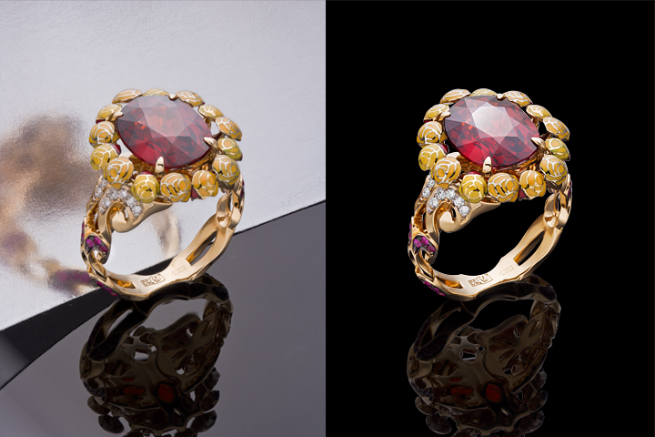 Ретушь фотографий ювелирных изделий