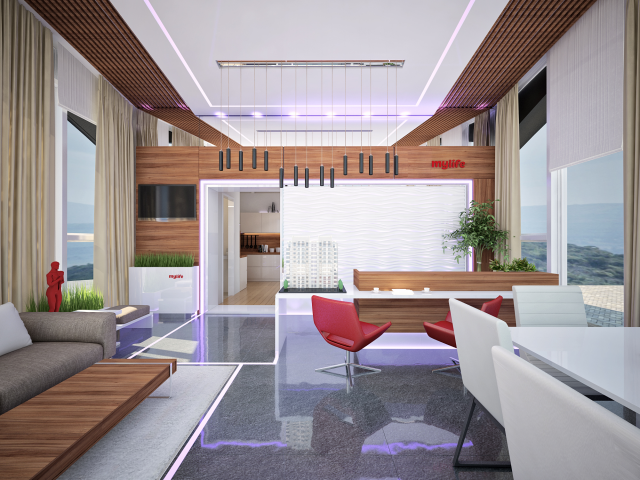 Шоурум для продажи квартир для строй компании