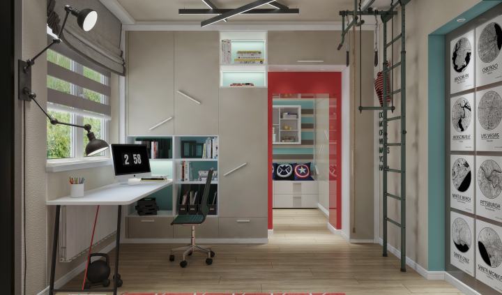 Комната для двух подростков