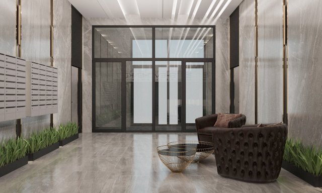 Холл жилого дома