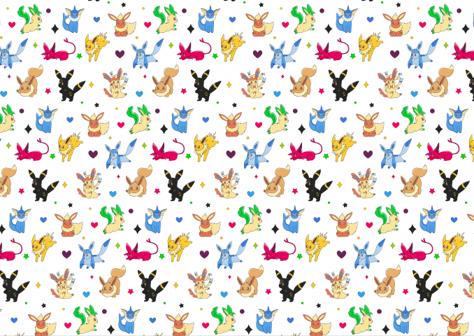 Паттерн «Иви и 8 его эволюций» (покемоны)