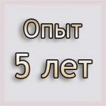 Опыт работы более 5 лет