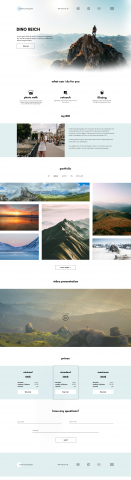 Сайт-портфолио для фотографа