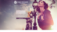 landing page для Yves Rocher
