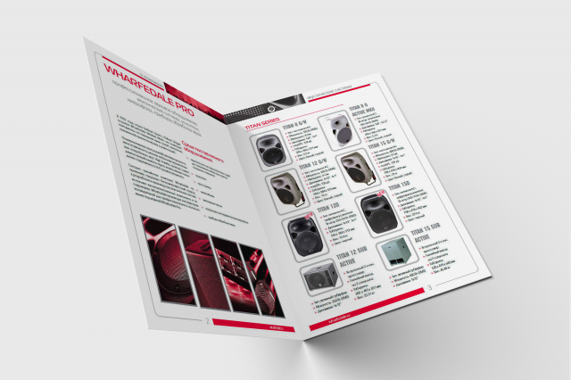 Дизайн и верстка каталога Wharfedale Pro