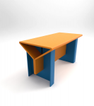 Стол из гофркартона или пластика разборный.