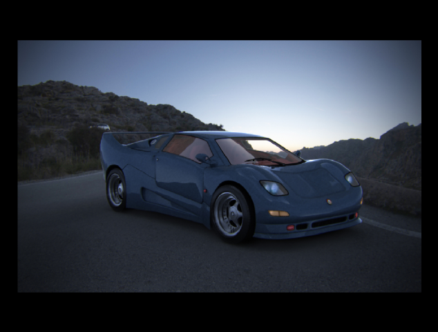 Рендер автомобиля