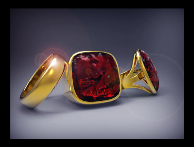 Студийная визуализация с постобработкой.