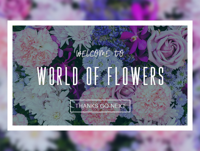 [2018] Промо-баннер. Мир цветов