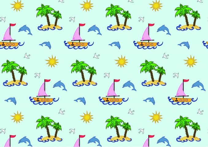 Паттерн морское приключение