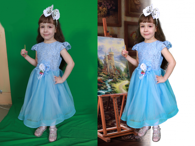 замена фона