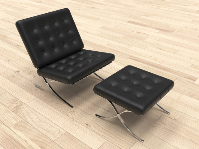 Кожаное кресло