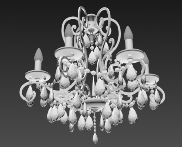 Люстра CHIARO Сюзанна 458010606 | Regenbogen