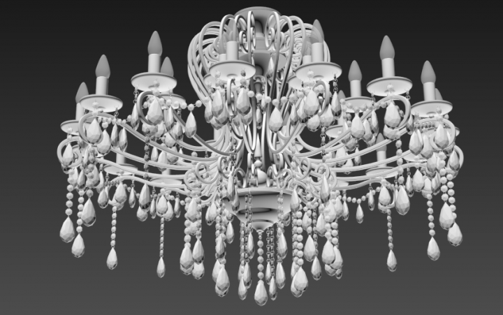 Люстра CHIARO Сюзанна 458010524 | Regenbogen