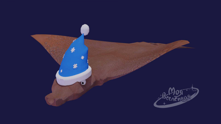 Модель ската в Blender