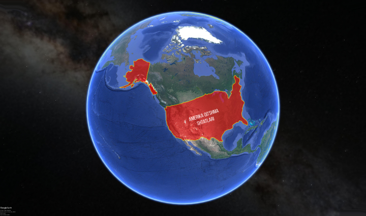 Анимационная карта США