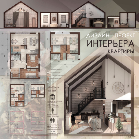 Проект интерьера квартиры