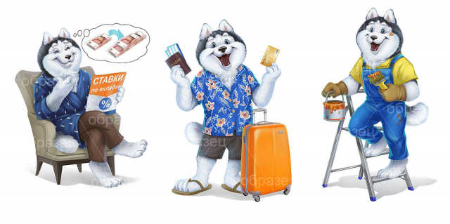 Фирменный персонаж для Металлинвестбанк