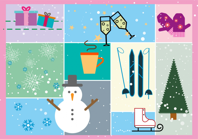 Winter feelings card