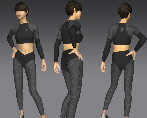 Леггинсы и рашгард Furytone