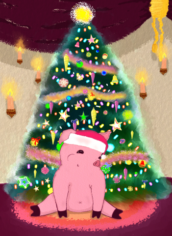 новогодняя открытка