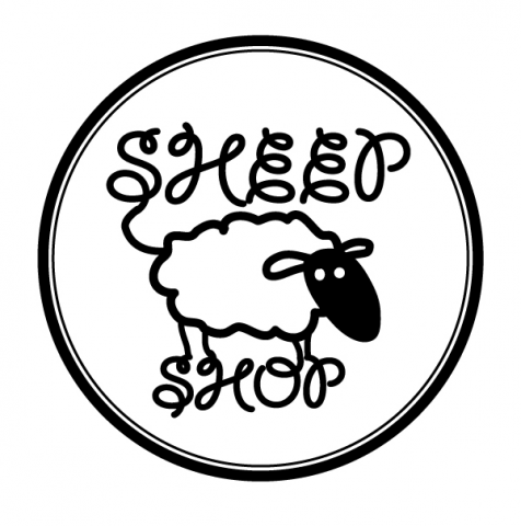 лого для магазина овечьей пряжи SHEEP SHOP