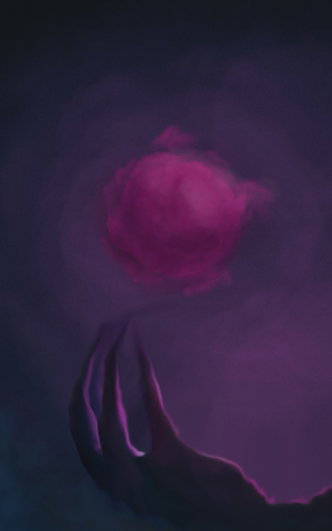 Pink fog