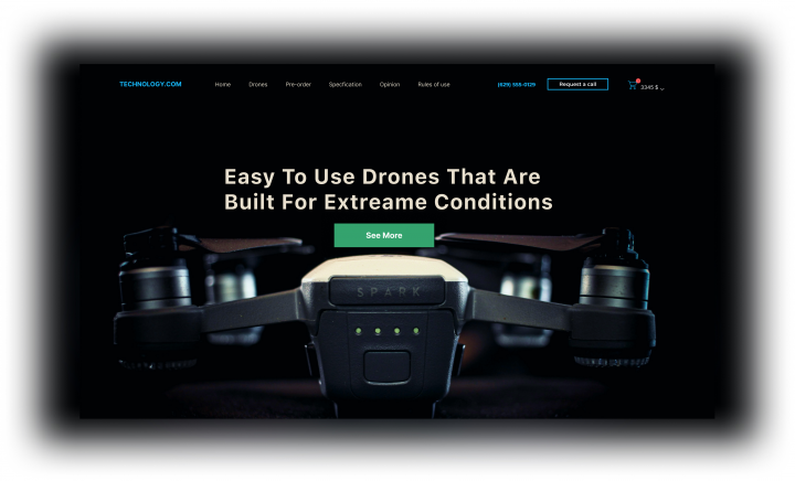 Landing-page Интернет магазин