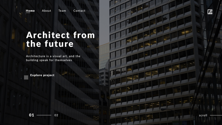 Landing page