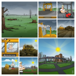 Сцены анимационного ролика