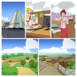 Сцены анимационного ролика