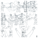 Раскадровки анимационного ролика