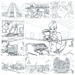 Раскадровки анимационного ролика