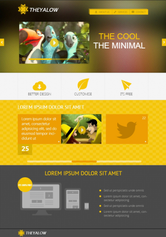 Theyalow layout