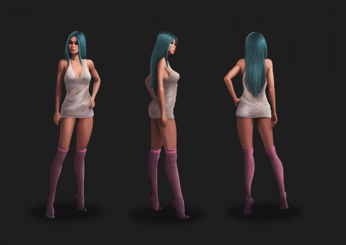 Девушка концепт-арт