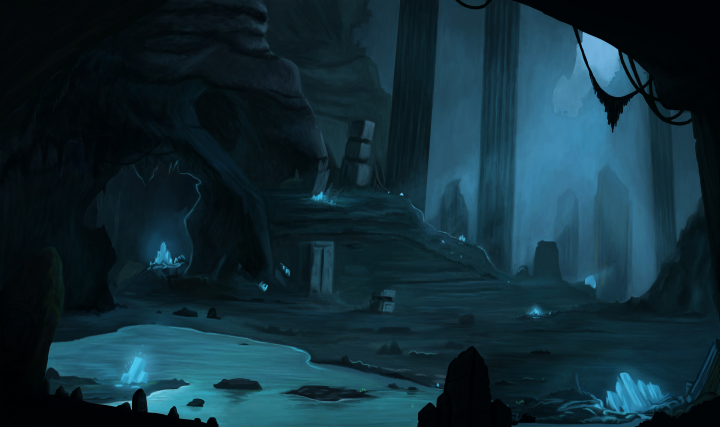 Пещера с кристалами