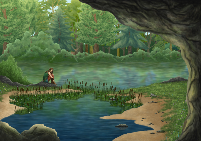 В летнем лесу