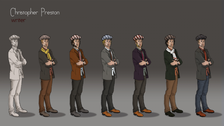 Писатель концепт-арт