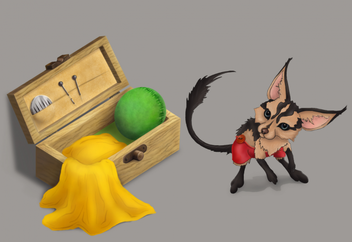 Кроватка-шкатулка и Тушканчик